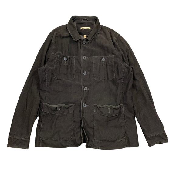 John Varvatos Corduroy Sport Military Jacket Men's XL Preppy